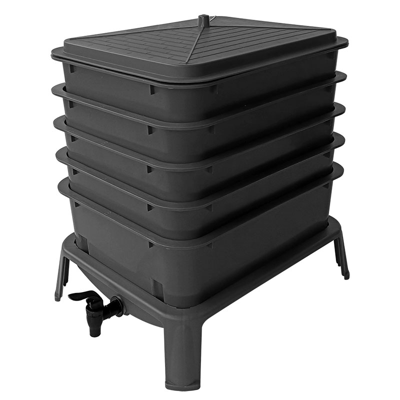 Heavy Equipment Bucket - Komposter Vermikompos 50L 5-Lapisan Heavy Duty