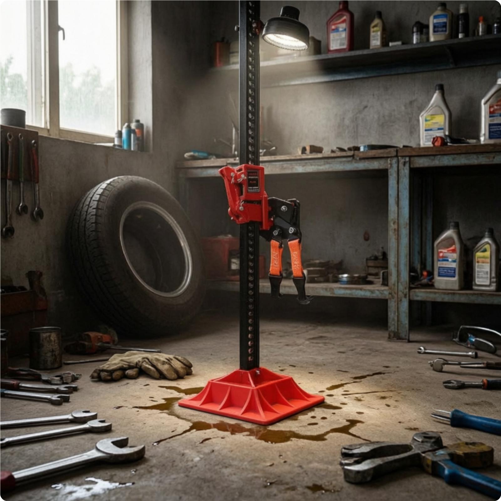 Alas Kaki untuk Dongkrak Mobil - Heavy Equipment Lift ulasan dan harga